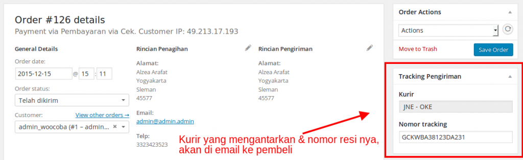 Masukan Nomor Resi