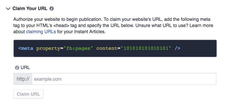 Claim alamat website