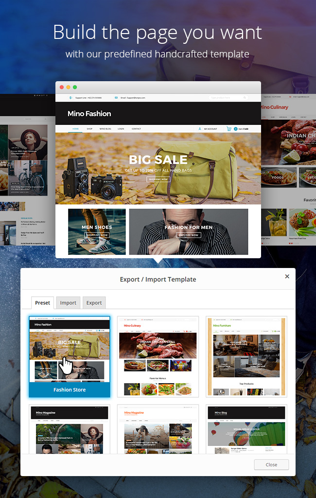Build the page you want