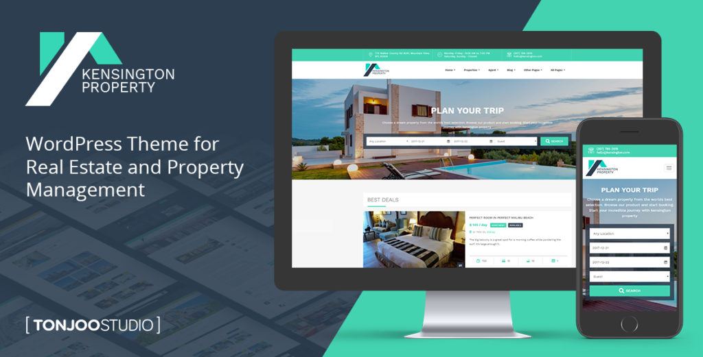 Kensington - Real Estate Property Management WordPress Theme